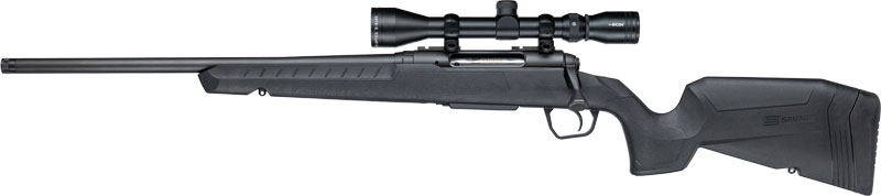 SAVAGE AXIS XP 7MM-08 20" LH COMPACT THREADED BLACK/BLACK - for sale