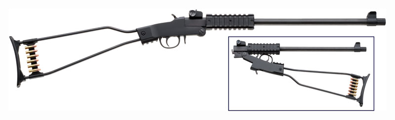 CHIAPPA LITTLE BADGER 22WMR 1/2X28" THREADED BLACK MATTE - for sale