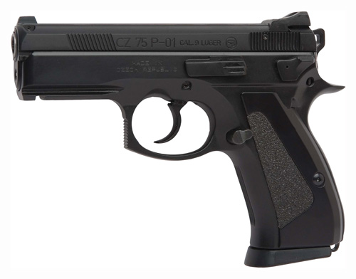 CZ 75 P-01 9MM FS 15RD MAG DECOCKER BLACK POLYCOAT - for sale