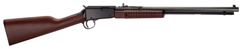 HENRY H3 PUMP ACTION 22S/L/LR 20" OCTAGON BLUED WALNUT - for sale