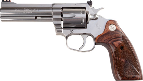 COLT KING COBRA TARGET 357MAG 4" 6RD STAINLESS WOOD GRIPS - for sale